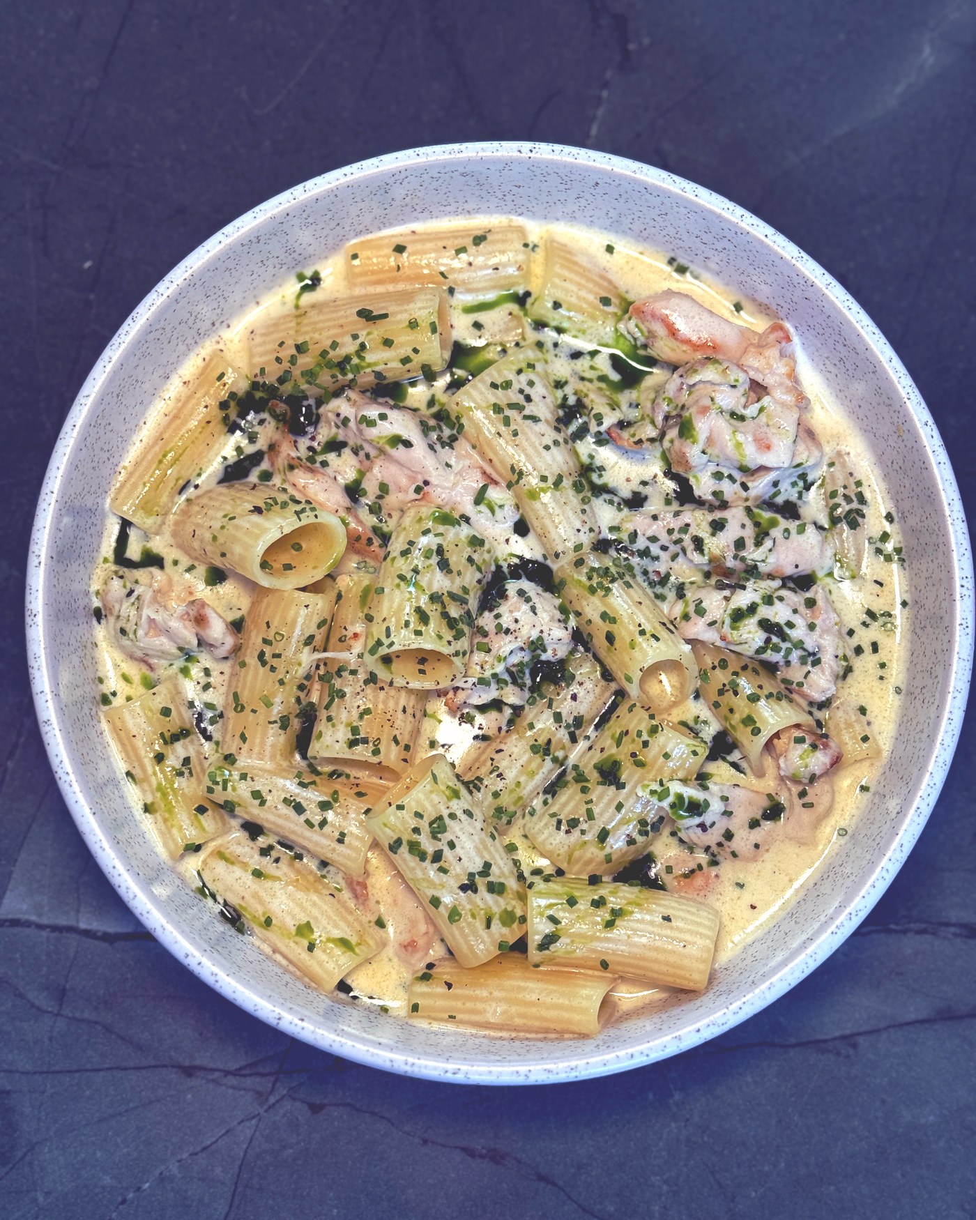 Creamy pasta bowl